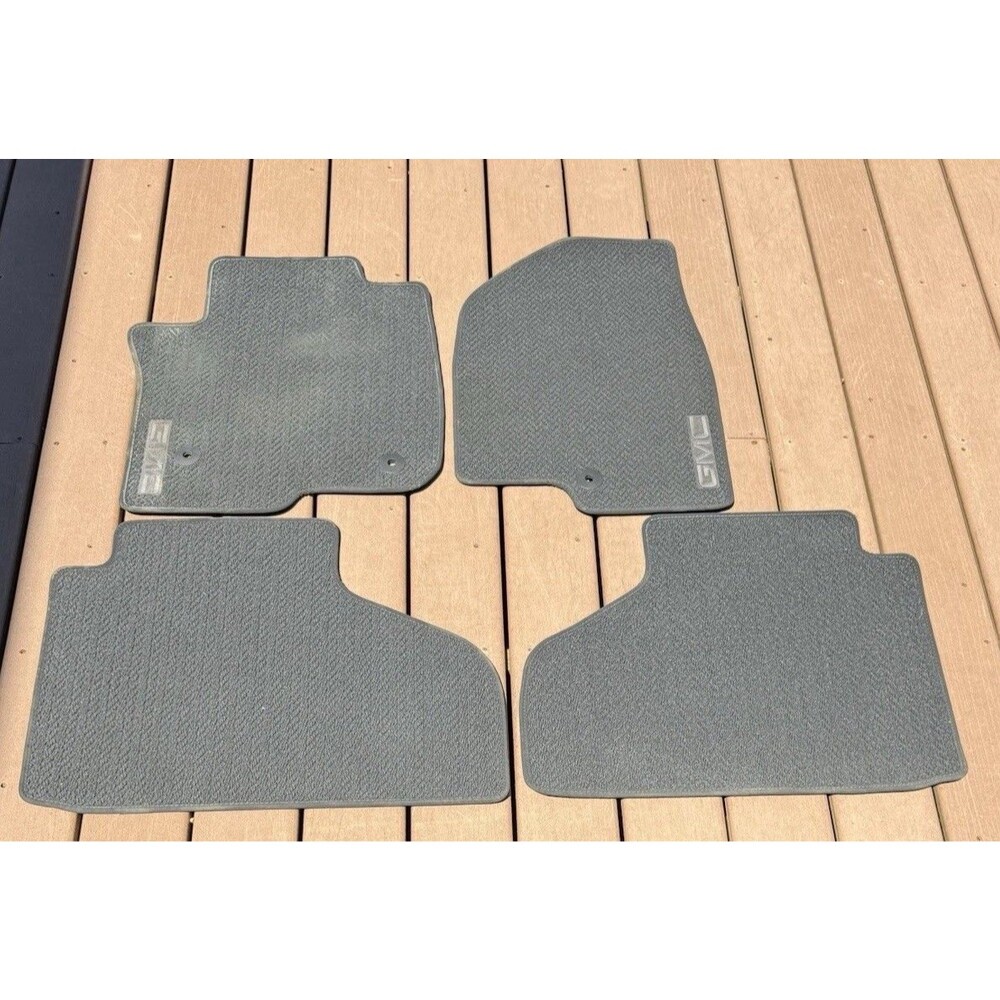 Genuine GM 4 pc Jet Black Carpet Floor Mats for 2021 2022 SUV GMC Denali OEM